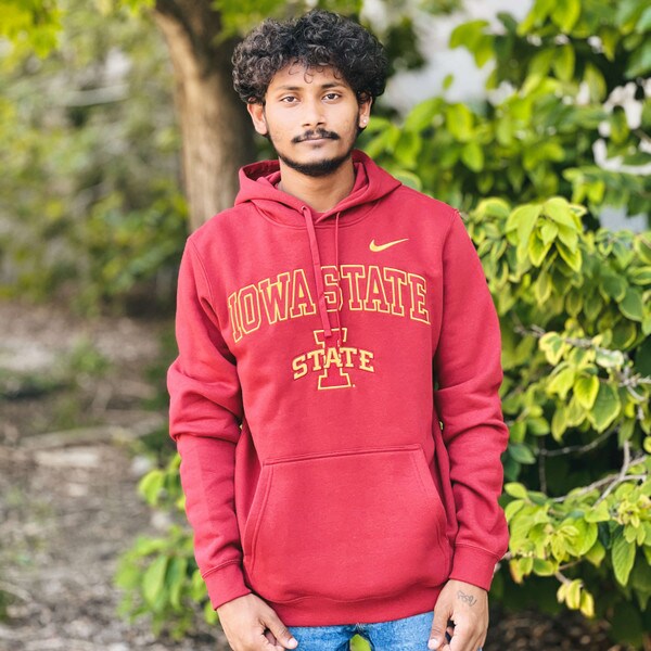 Nike® I-State Iowa State Cardinal Tackle Twill Hoodie